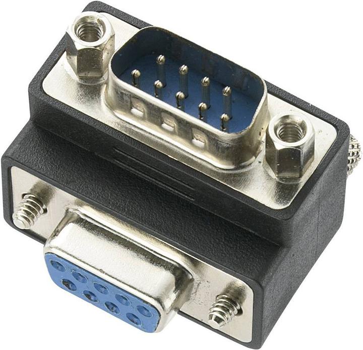 Produktbild Renkforce Seriell RS232 Winkel-Adapter 90 ° Stecker auf Buchse (Sub-D 9)
