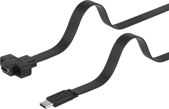 Actual product image Renkforce USB 3.1 (Gen 2) extension cable 25 cm (0.25 m, USB 3.2 Gen 1)