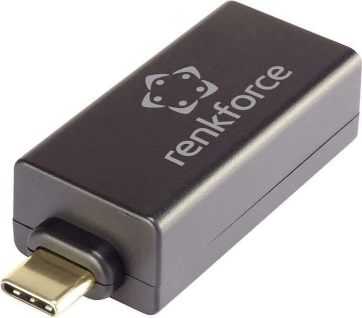 Actual product image Renkforce Network adapter USB Gigabit Ethernet (USB-C 3.1 Gen 1, RJ45 (1x))