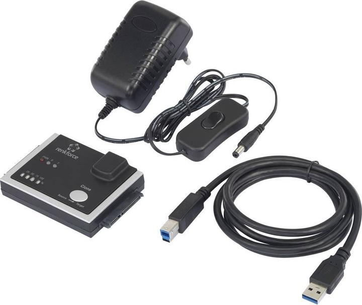Actual product image Renkforce 1-fold hard disk copy station
