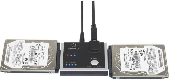 Actual product image Renkforce 1-fold hard disk copy station