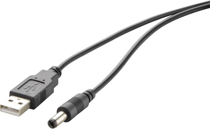 Produktbild Renkforce USB-Stromkabel 5V DC-Stecker: 3.5 mm, 1 m (1 m, USB)