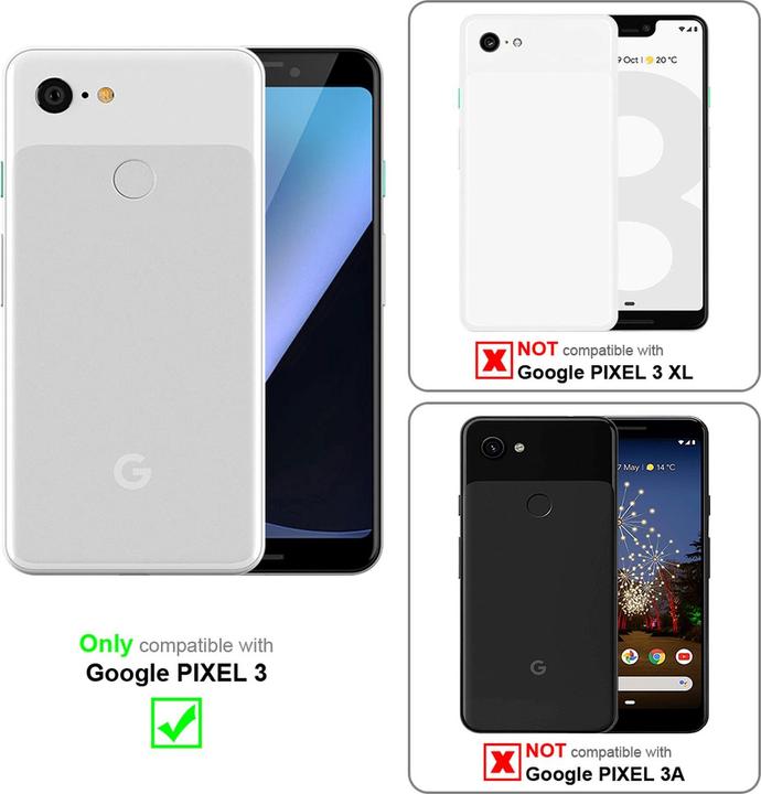 Actual product image Cadorabo Book Jeans Optics Cover (Google Pixel 3)