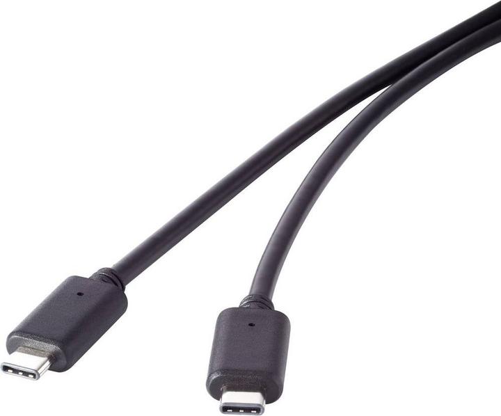 Image du produit Renkforce Câble de connexion USB 3.2 Gen 1x2 USB-C/USB-C 1,5 m (1.50 m, USB 3.1, 100 W)