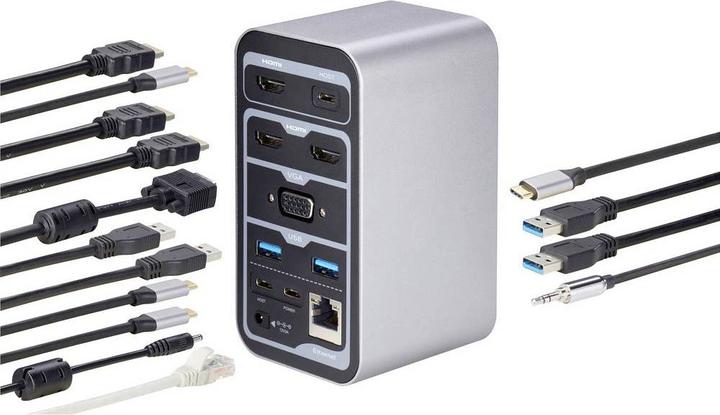 Produktbild Renkforce USB-C Dock Notebook Dockingstation (USB-C, 13 Ports)