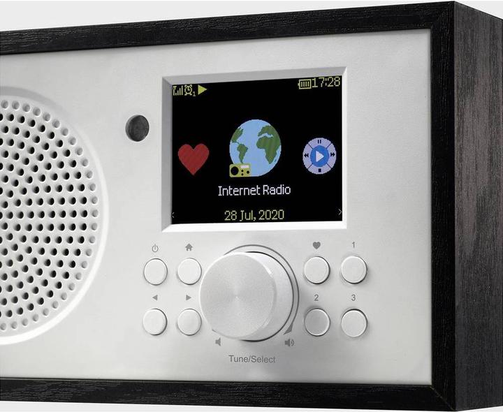 Produktbild Renkforce Internet Radio Bluetooth, AUX, WLAN, DLNA-fähig, tragbar mit Akku (Internetradio, WLAN, Bluetooth)