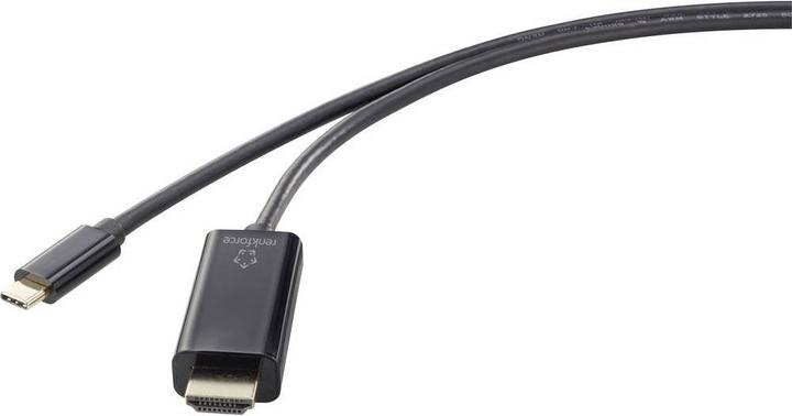 Renkforce USB-C 3.1 Stecker auf HDMI Stecker 0.5 m (0.50 m, HDMI)