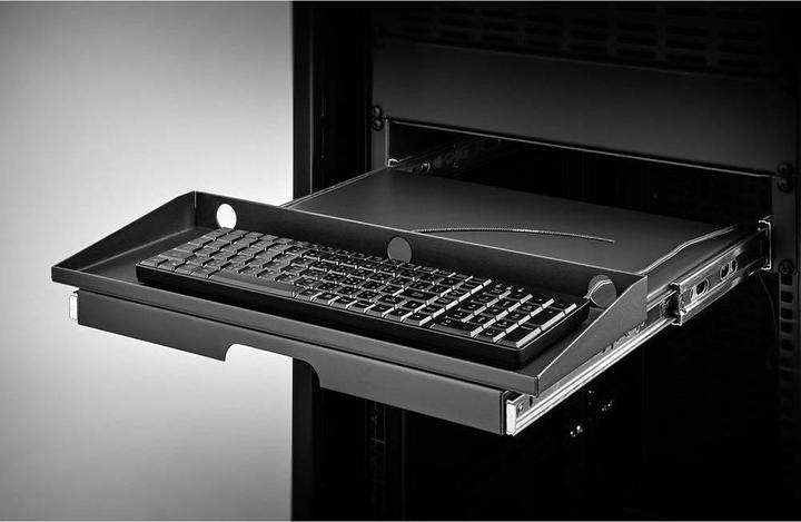 Actual product image Renkforce 48.26 cm (19"³) keyboard drawer & document tray 2 U
