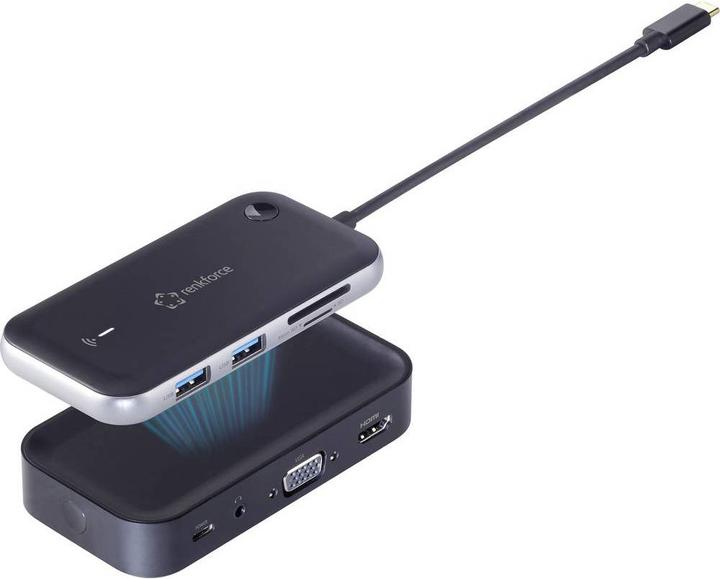 Produktbild Renkforce USB-C Hub zur drahtlosen Bildübertragung (USB-C, 2 Ports)