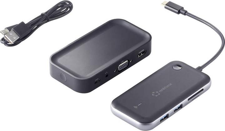 Produktbild Renkforce USB-C Hub zur drahtlosen Bildübertragung (USB-C, 2 Ports)