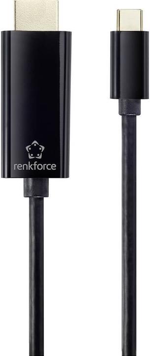 Produktbild Renkforce USB-C 3.1 Stecker auf HDMI Stecker 0.5 m (0.50 m, HDMI)