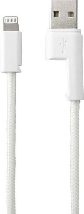 Produktbild Renkforce Schluesselband USB zu Lightning Kabel (0.95 m, 2.50 W)