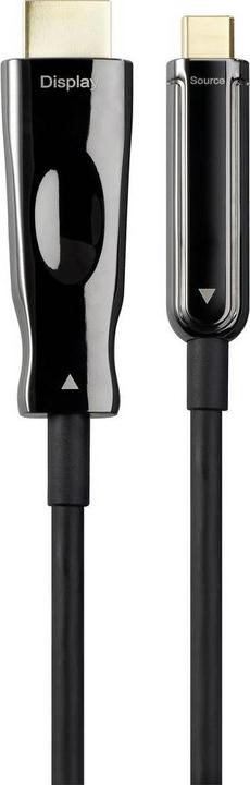 Produktbild Renkforce 4K USB-C auf HDMI Glasfaser-Hybridkabel (AOC) 30 m (30 m, HDMI)