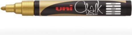 Actual product image Uni-ball Liquid chalk markers PWE-5M Gold (6 pieces) (Gold, 2.50 mm, 6 x)