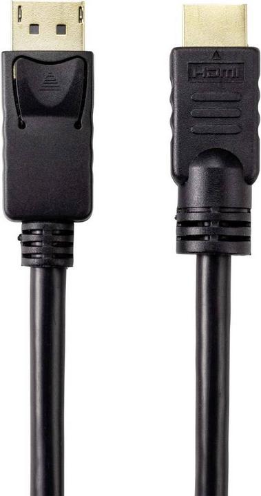 Produktbild Renkforce DisplayPort HDMI Anschlusskabel 20 m mit Ferritkern (20 m, DisplayPort, HDMI)