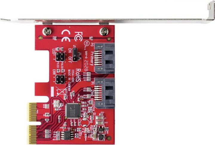 Produktbild Renkforce SATA 6 Gbps 2 Port-RAID-Controllerkarte PCIe
