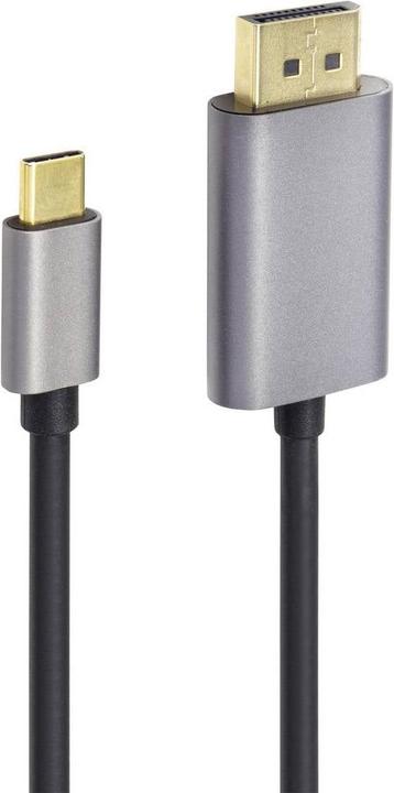 Produktbild Renkforce 8K USB C auf Displayport-Verbindungskabel, 2 m (2 m, DisplayPort)
