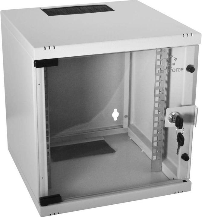 Image du produit Renkforce Boîtier mural 10 6 UH gris (6 HE, Rack 10 pouces)