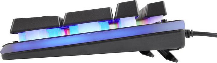 Actual product image Renkforce RF-GMK-150 USB Gaming Keyboard Backlit German, QWERTZ, Windows® Black (DE, Cable)