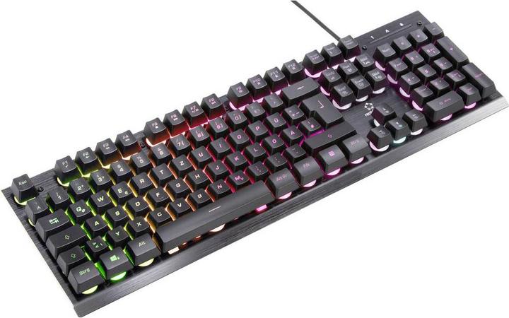 Produktbild Renkforce RGB kabelgebundene USB-Gaming-Tastatur (DE, Kabelgebunden)