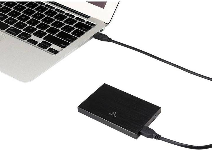 Actual product image Renkforce 6.35 cm (2.5"³) SATA hard drive enclosure USB 3 Alu (2.5")