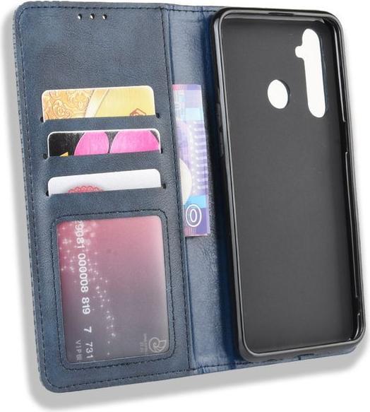 Actual product image MU Classic Retro Leather Bookcover Series (Realme 5 Pro)