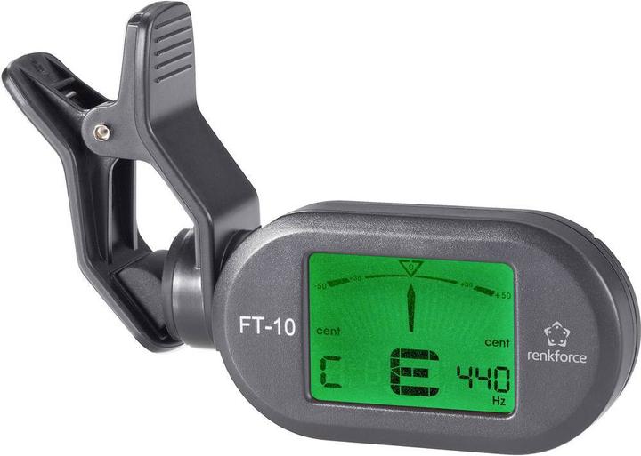 Renkforce FT-10 Accordeur à pince pour guitare