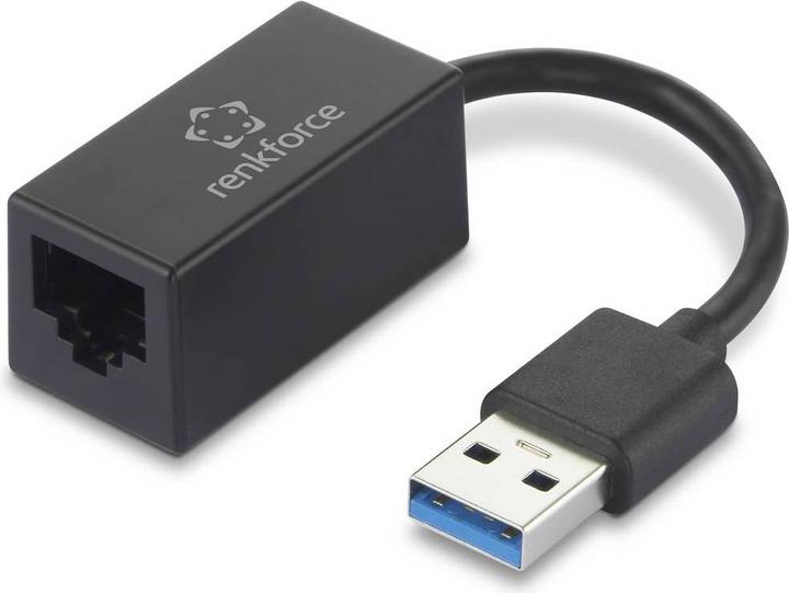 Immagine prodotto Renkforce Adattatore di rete per Nintendo Switch PC portatile (USB 3.2, RJ45 (1x))