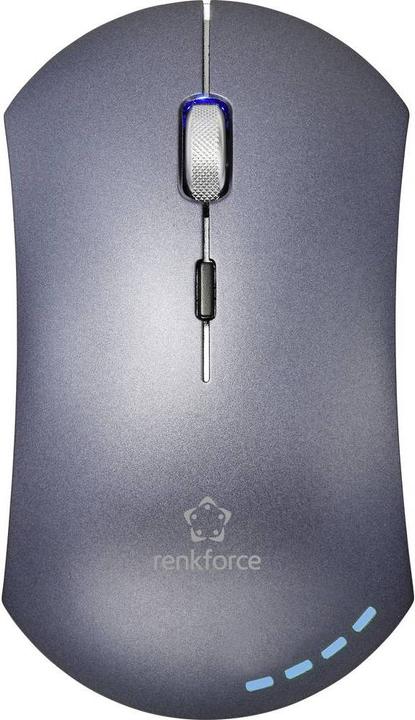 Produktbild Renkforce Kabellose Funkmaus Bluetooth+2.4 GHz Funk (Kabelgebunden)