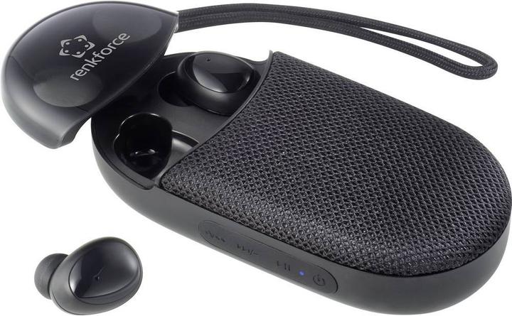 Produktbild Renkforce 2-in-1 True Wireless Kopfhörer und Lautsprecher (ANC, 4 h, Kabelgebunden)