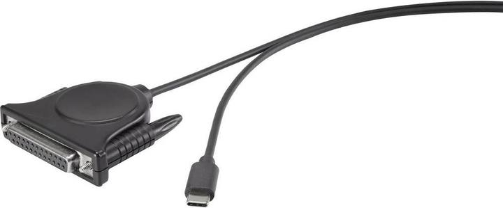 Produktbild Renkforce USB-C auf Parallel-Druckerkabel mit D-SUB-Buchse 1.8 m (1.80 m, Parallel (Drucker))