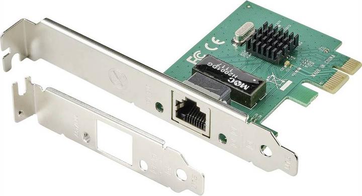 Actual product image Renkforce RF-4752948 Network card 1 GBit/s Gigabit LAN (1 Gbit/s) (Ethernet)