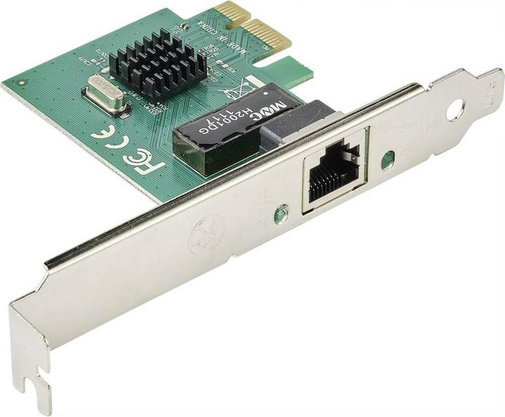Actual product image Renkforce RF-4752948 Network card 1 GBit/s Gigabit LAN (1 Gbit/s) (Ethernet)