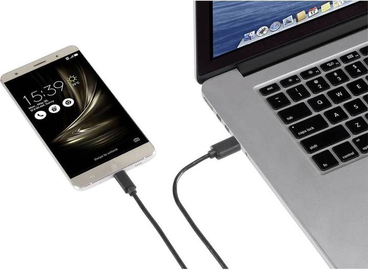 Immagine prodotto Renkforce Cavo di collegamento USB 3.1 (Gen 1) A/USB-C 30 cm (0.30 m, USB 3.2 Gen 2, 15 W)