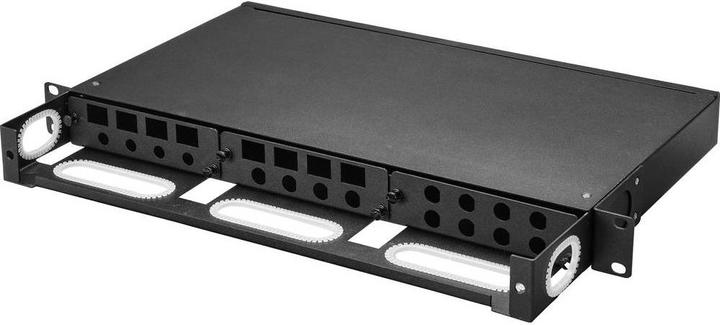 Actual product image Renkforce 4-port SMA coaxial and 4-port RJ45 cassette module