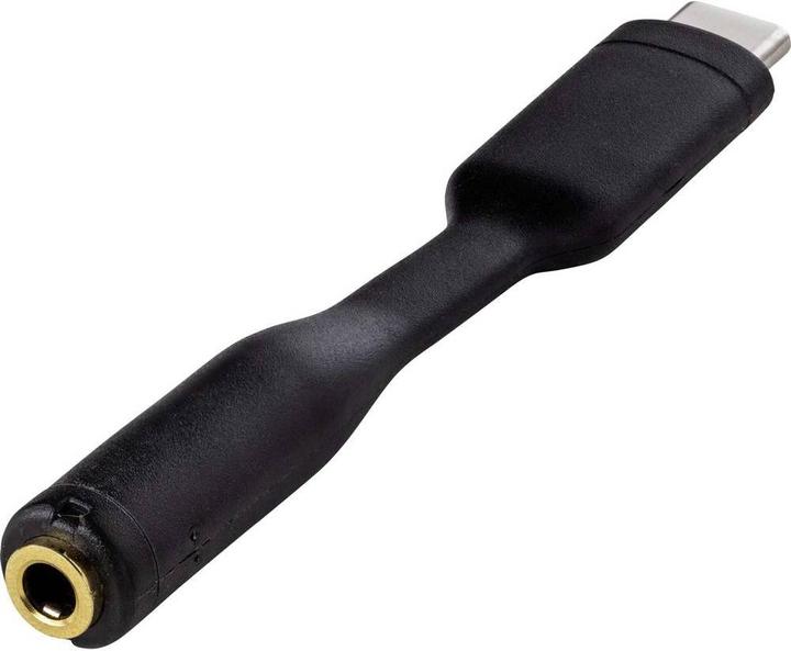 Actual product image Renkforce USB-C to 3.5 mm audio adapter cable (0.08 m, USB)