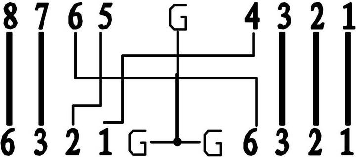 Produktbild Renkforce RJ45 T-Adapter CAT 6 für Cablesharing (RJ45, RJ45 (2x))