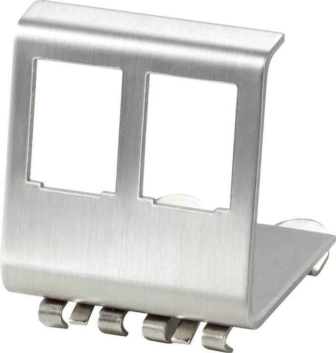 Renkforce 2 Port RJ45 Keystone Module for DIN Rail (Keystone module holder)