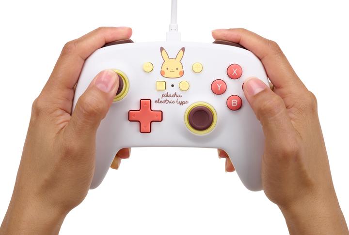 Actual product image PowerA Enhanced Wired Controller for Nintendo Switch - Pikachu Electric Type (Switch)