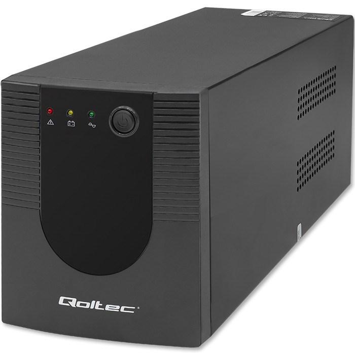 Produktbild Qoltec Zasilacz awaryjny UPS | Monolith | 1200VA | 720W (1200 VA, 720 W, Line-Interaktiv USV)