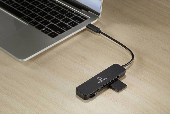 Actual product image Renkforce External USB 3.2 Gen1 (USB 3.0) Memory Card Reader USB-C (USB-C 3.2 Gen 1)