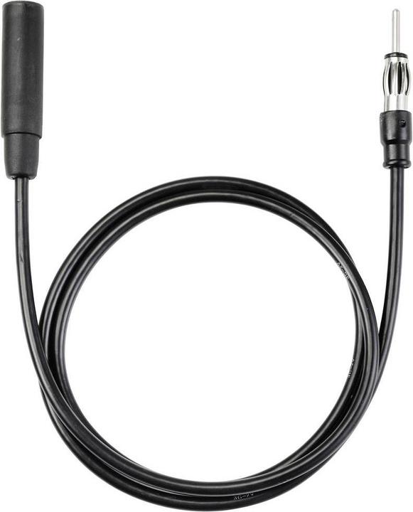 Image du produit Renkforce Câble d'extension d'antenne de voiture de 1 m, jack 3,5 mm mâle, noir RF-5087926 (Câble d'antenne)