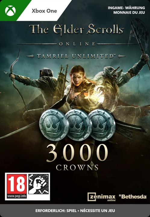 Image du produit Microsoft The Elder Scrolls Online : Tamriel Unlimited Edition 3000 Couronnes