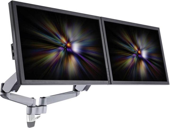 Produktbild SpeaKa Professional SuperFlex 2fach Monitorhalter, Wandmontage mit Gasdruck-Technik (Wand, 30")