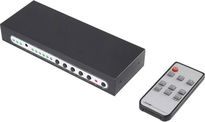 Immagine prodotto SpeaKa Professional Switch HDMI Ultra HD a 3 porte con estrattore audio