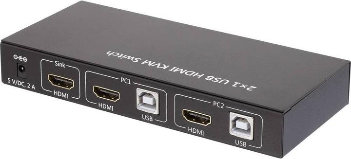 Produktbild SpeaKa Professional 2Ã—1 HDMI KVM Switch mit USB