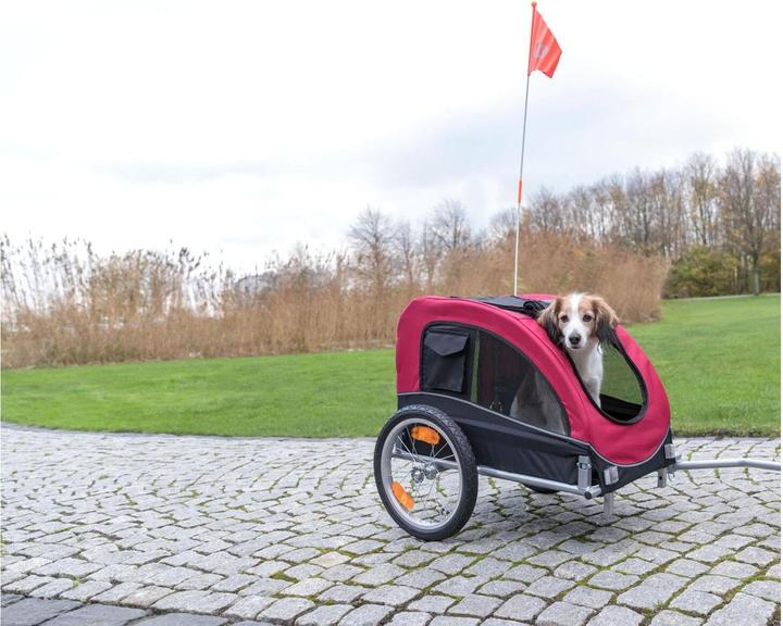 Produktbild Trixie Fahrrad-Anhänger M (Hund, Reflektoren)