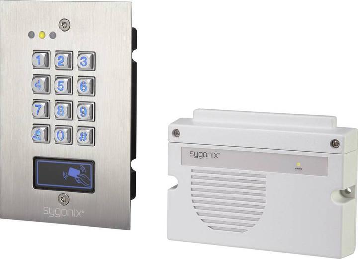 Sygonix Transpondercodeschloss, IP66, UP (Elektronische Zahlenkombination, Schlüsselkarte)