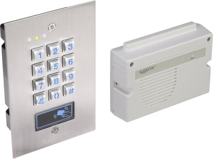 Actual product image Sygonix 1582021 Code lock flush-mounted (Electronic numerical code, Key card)