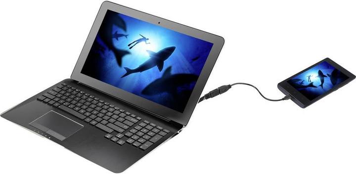 Produktbild SpeaKa Professional SpeaKa HDMI-Adapterkabel A auf Micro-HDMI Typ D 0.2 m (0.20 m, HDMI)